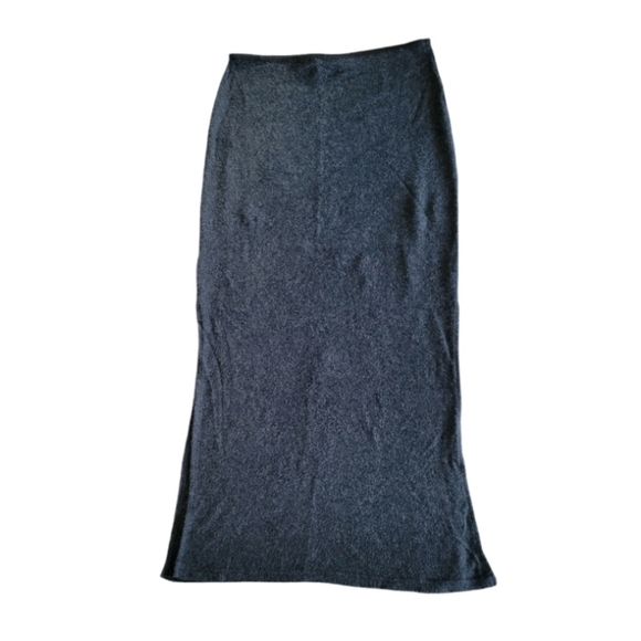 Maxi skirt. Charcoal Gray . Acrylic - Picture 1 of 3
